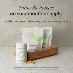 Nutrafol Women's Hair Growth Supplements 120 Capsules – 1 Month Supply Refill Pouch