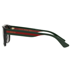Gucci Men’s Sunglasses Polarized GG0341S Shiny Black Frame Grey Lens | Italy