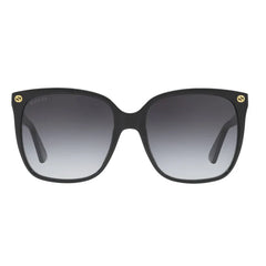 Gucci Women Sunglasses Cat-Eye GG0022S Black Frame Grey Gradient | Italy